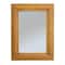 Hello Honey® 26" Natural Rectangle Wall Mirror with Rattan Detail